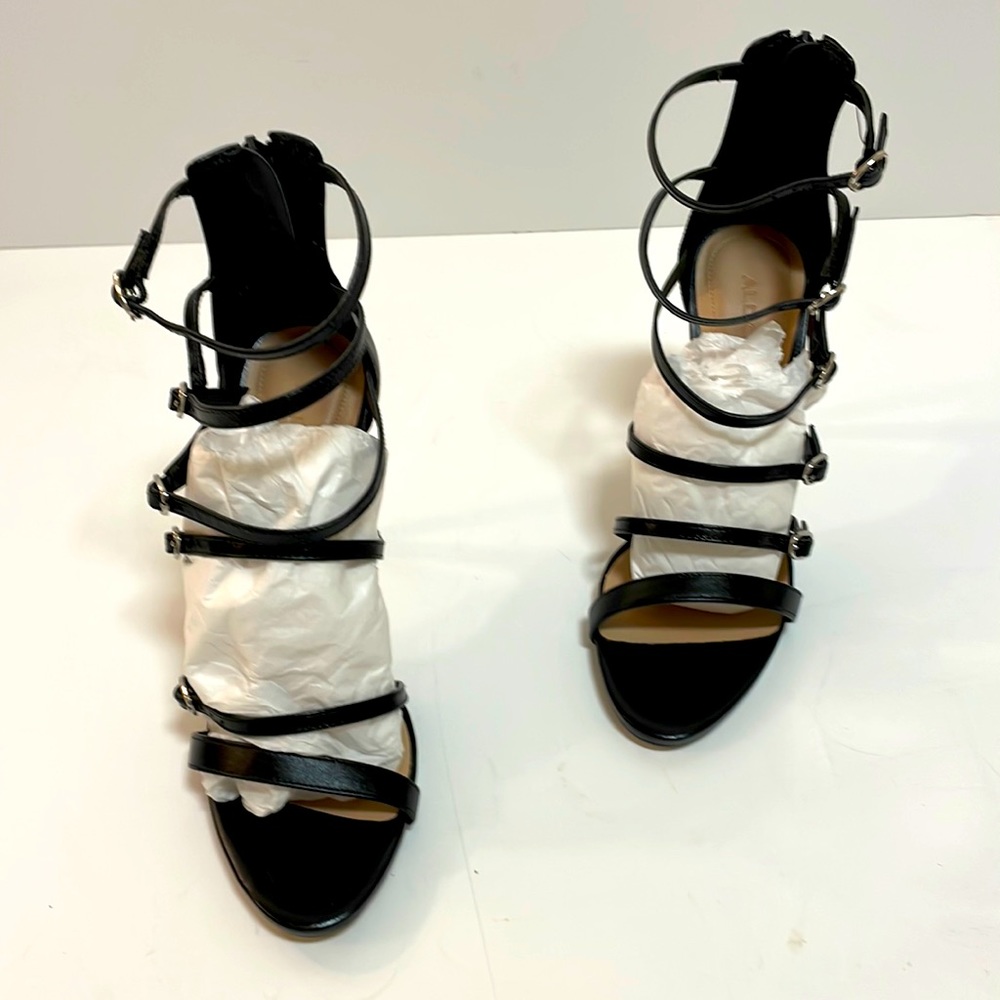 (BRAND NEW) Aldo Nandra Gladiator Dress Black Sandals size 8.5